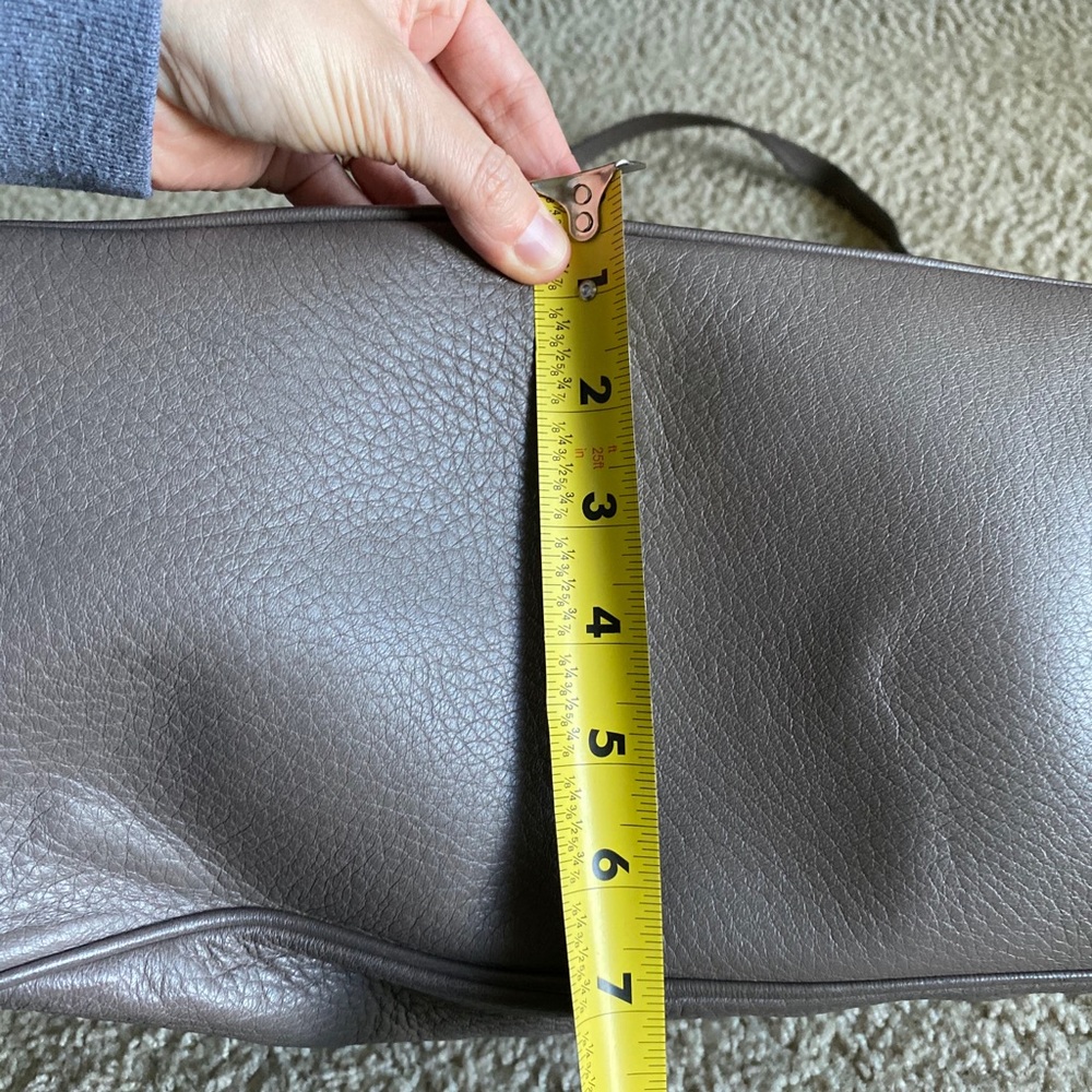 Prada Gray Large Tote Shopper Crossbody Bag Purse - Picture 12 of 16